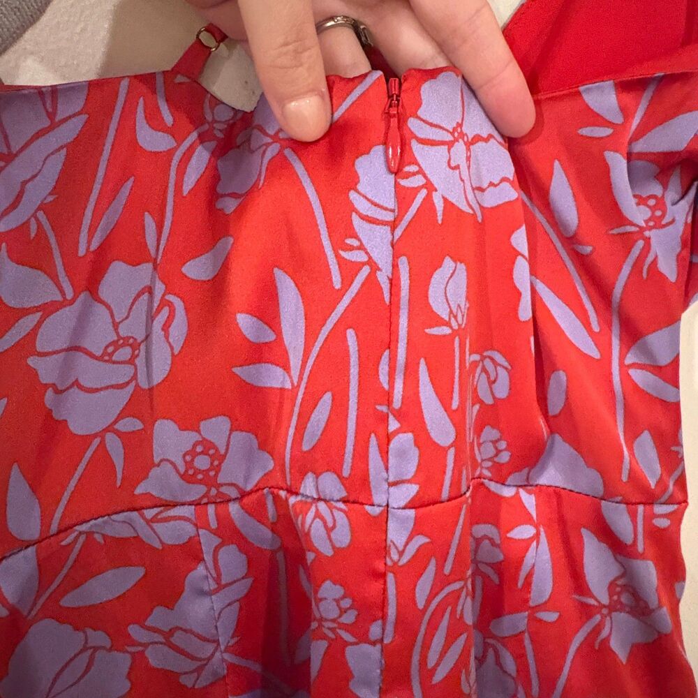 Lovers and Friends Floral Ruffle Mini Dress XXS - Picture 7 of 9
